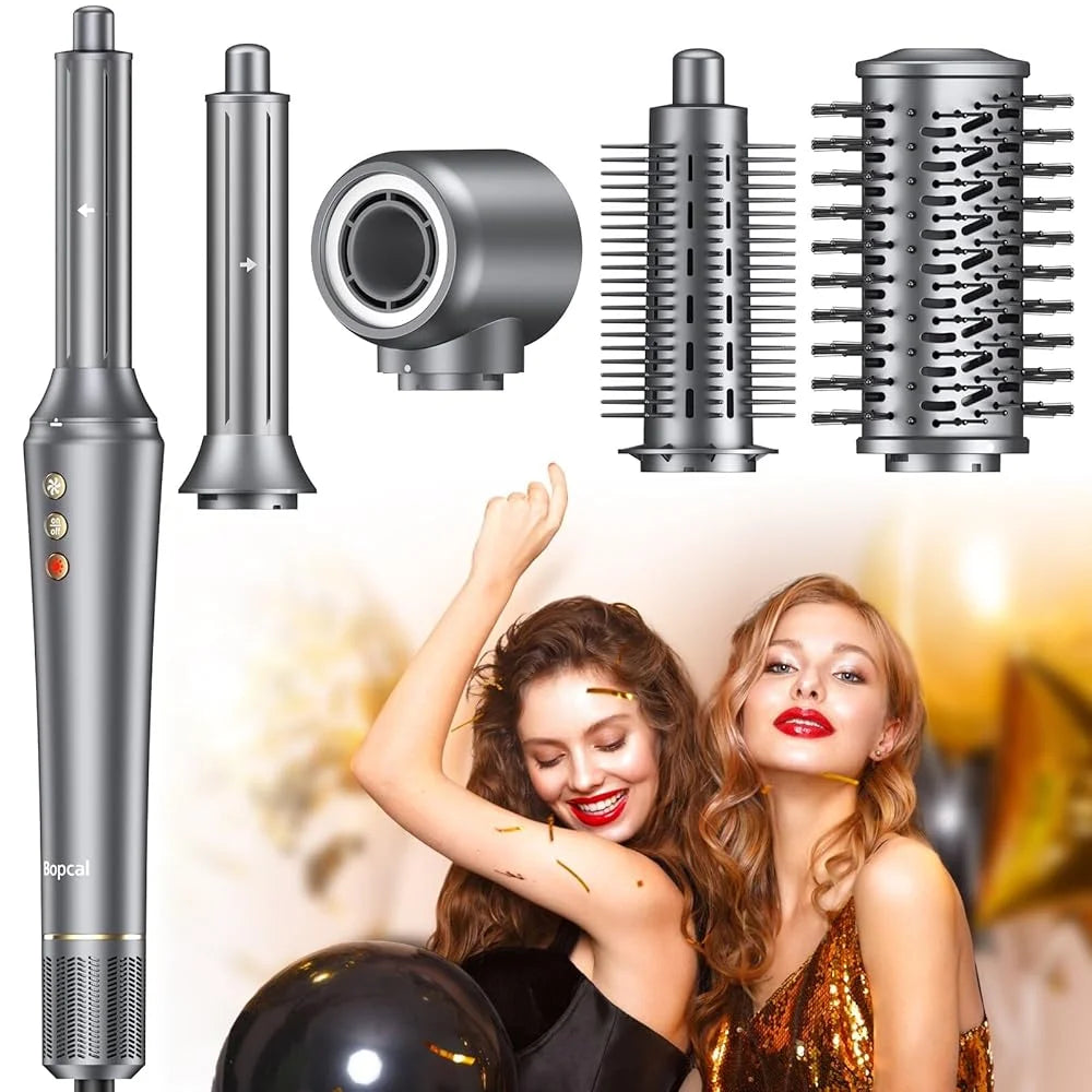BOPCAL 5 In 1 Multifunctional Hair Dryer Hot Air Comb