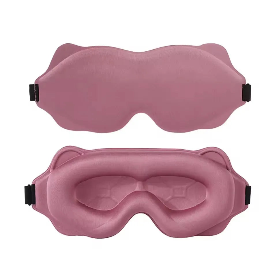 3D Contoured Sleep Mask Blindfold For Comfortable Light Blocking