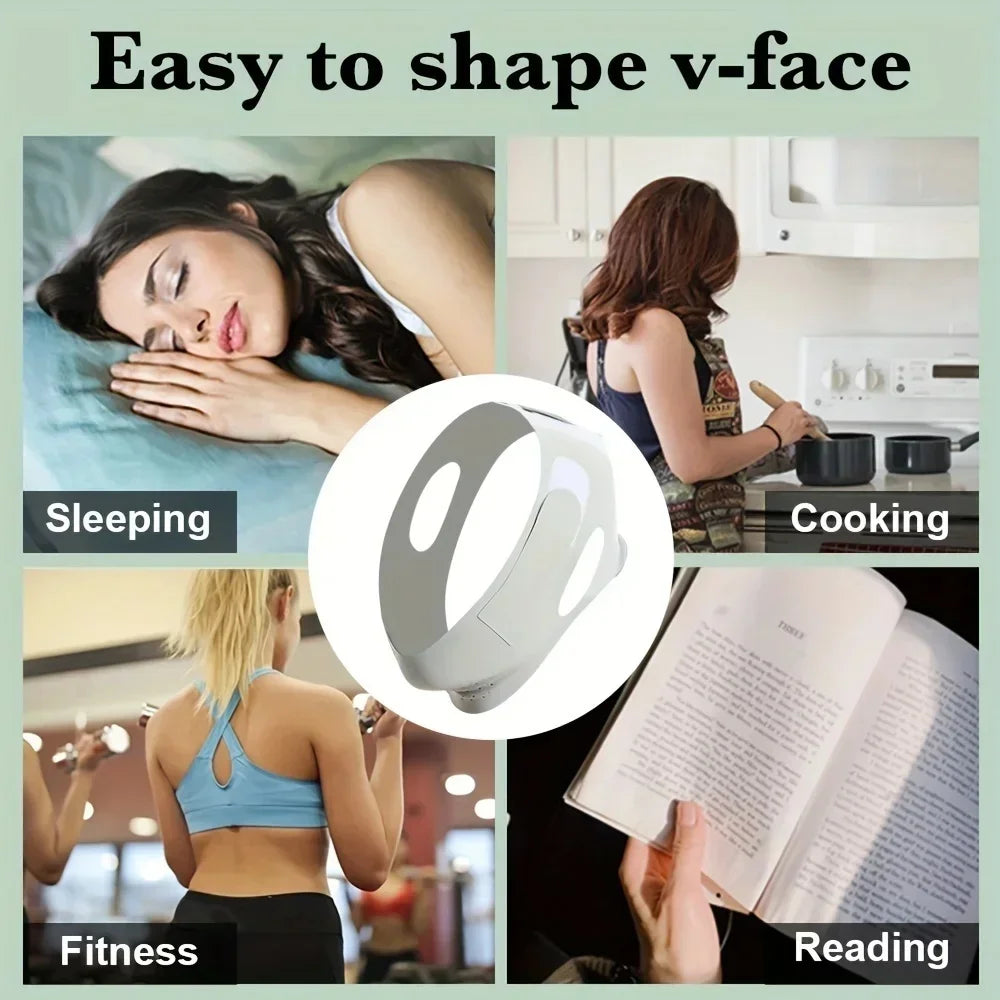 Adjustable V Shape Face Slimming Strap Double Chin Reducer