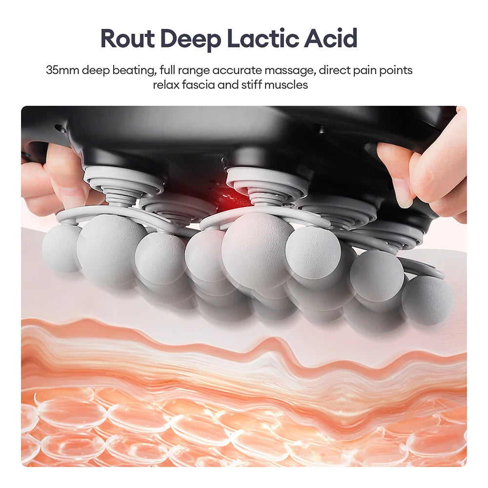 Iebilif Red Light Deep Tissue Percussion Massage Gun