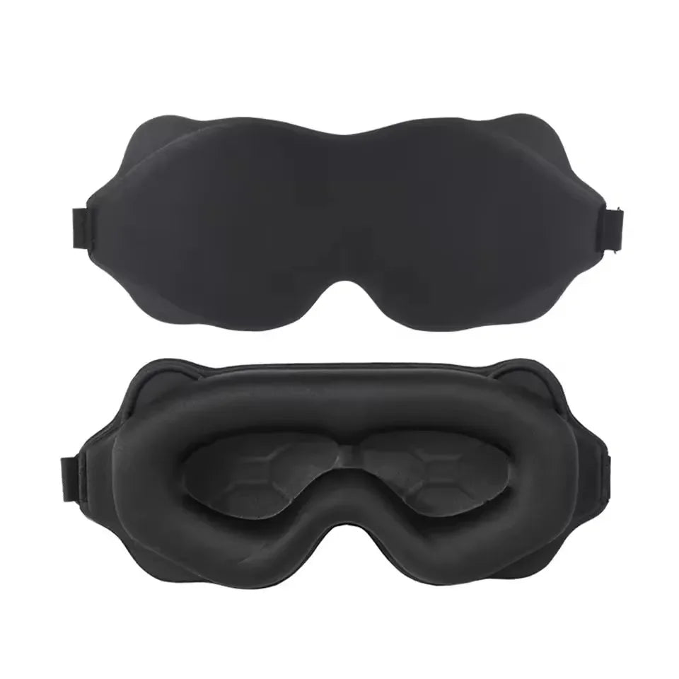 3D Contoured Sleep Mask Blindfold For Comfortable Light Blocking