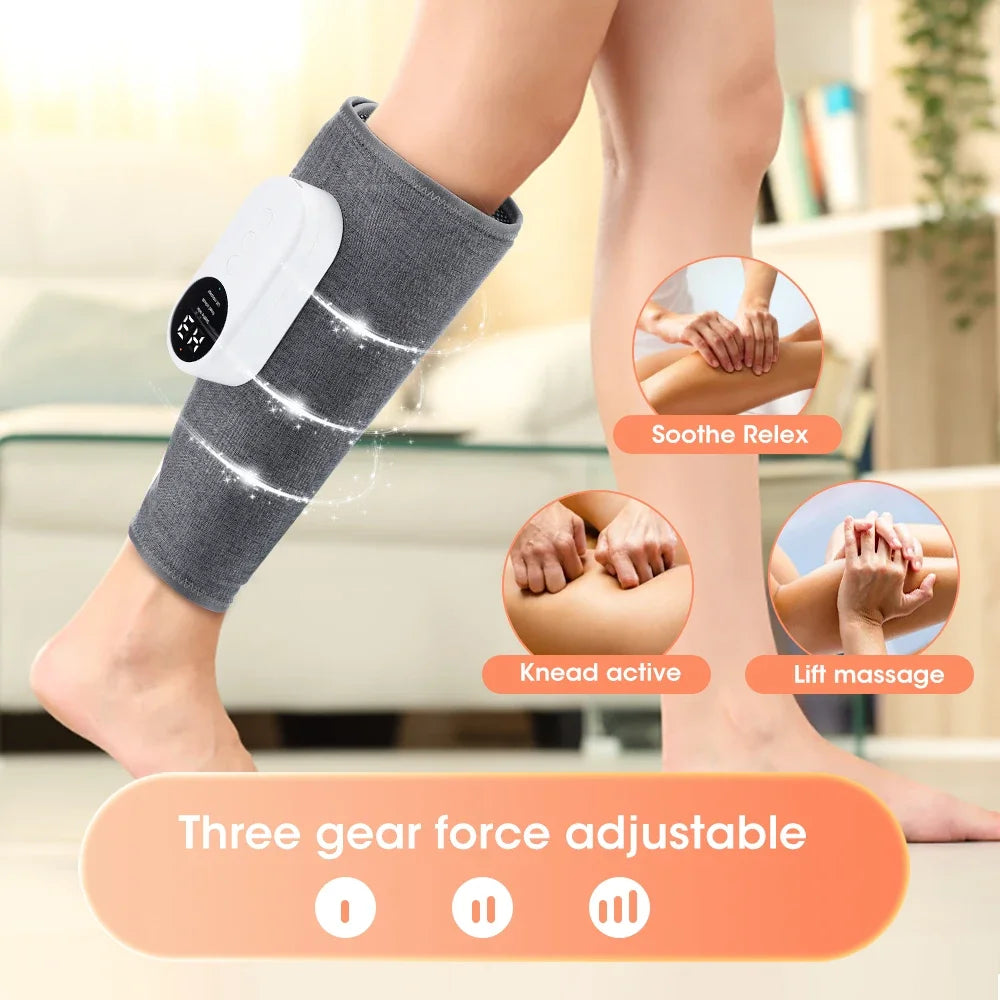 Leg Massager With Air Compression And Heat For Muscle Relief