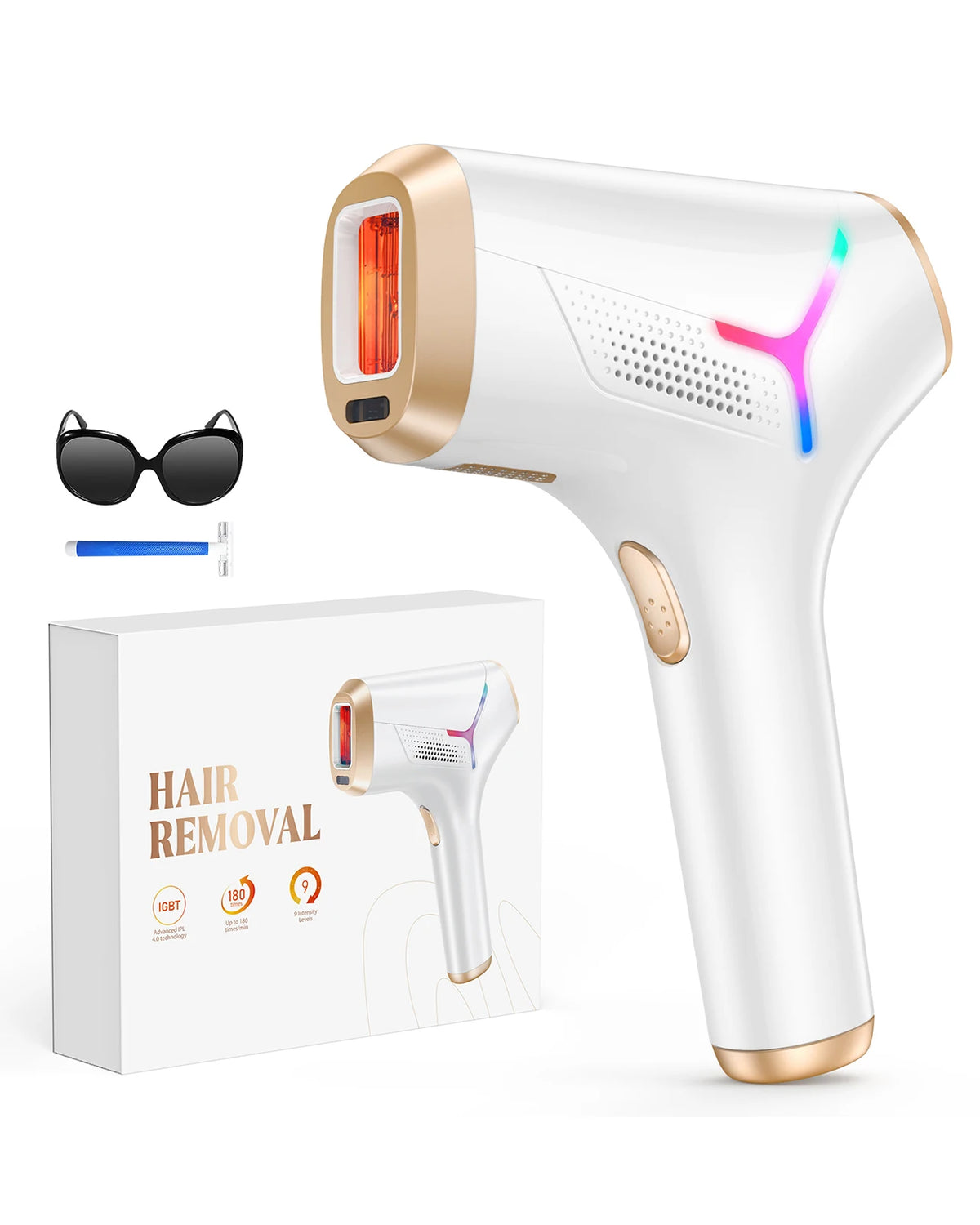 Totmizby IPL Hair Removal Device For Face Body And Bikini