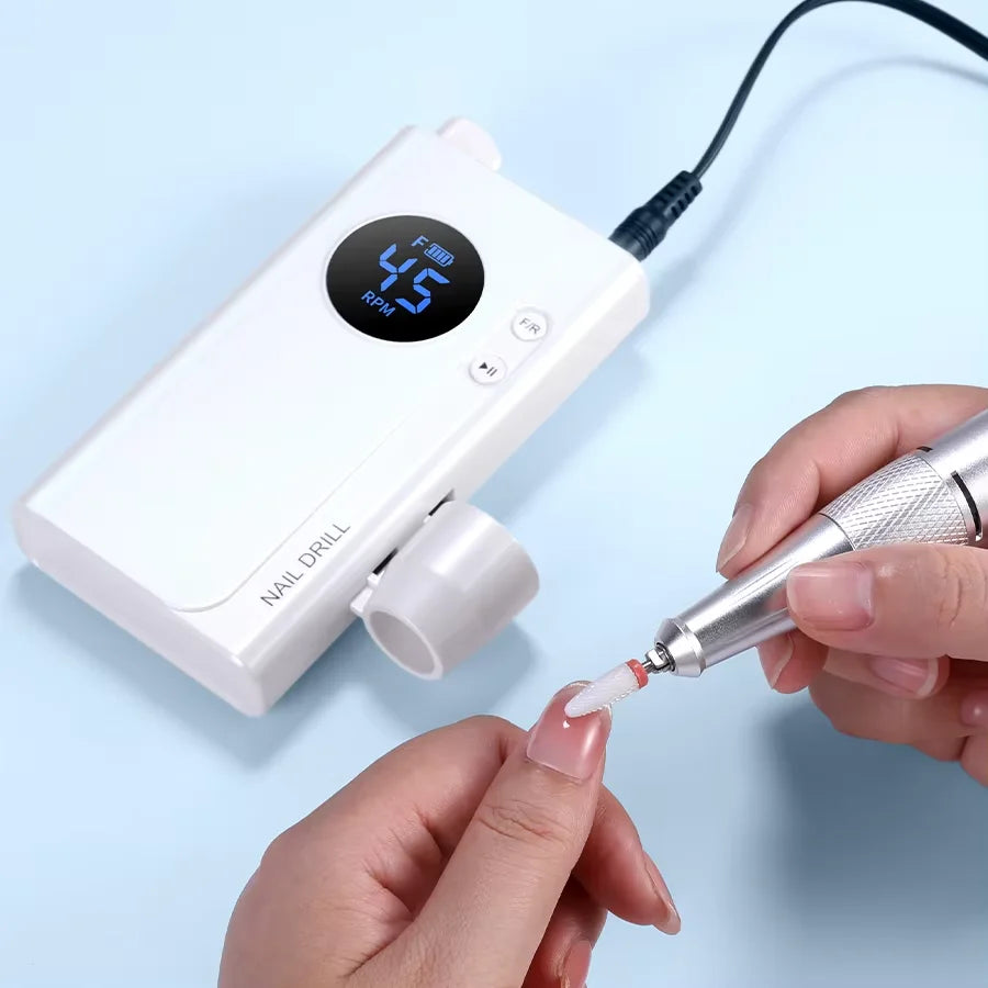 Cosprysmal Rechargeable Electric Nail Drill Machine With LCD Display