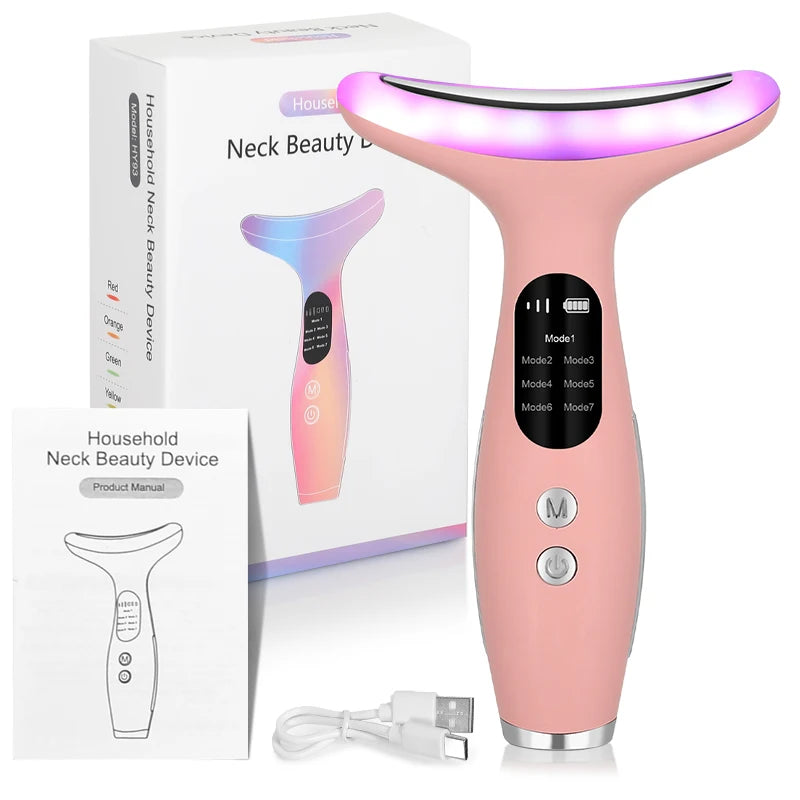 CMH Vibrating Facial Neck Massager With Thermal Skin Care Function