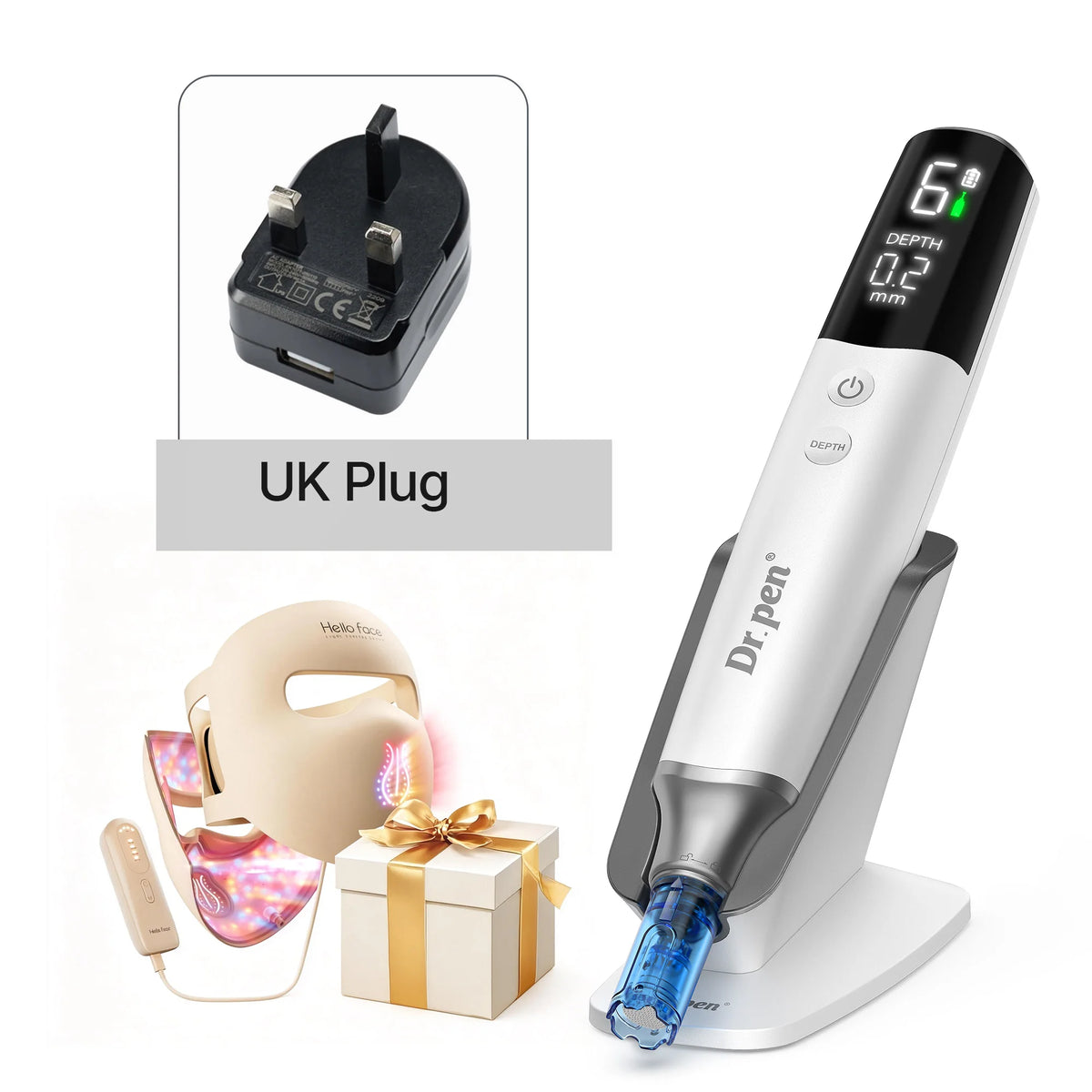 Dr Pen M9 Microneedling Device With Hello Face LED Mask