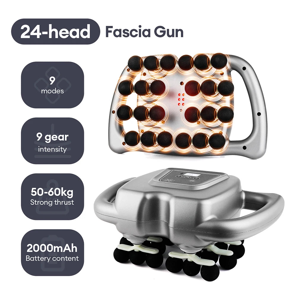 Iebilif Red Light Deep Tissue Percussion Massage Gun