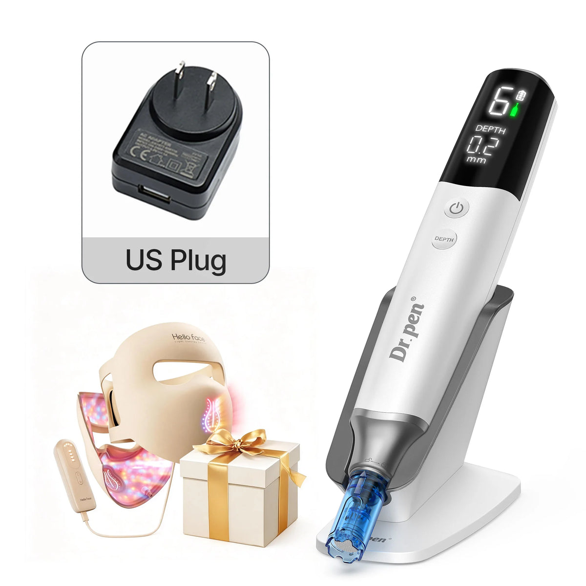 Dr Pen M9 Microneedling Device With Hello Face LED Mask