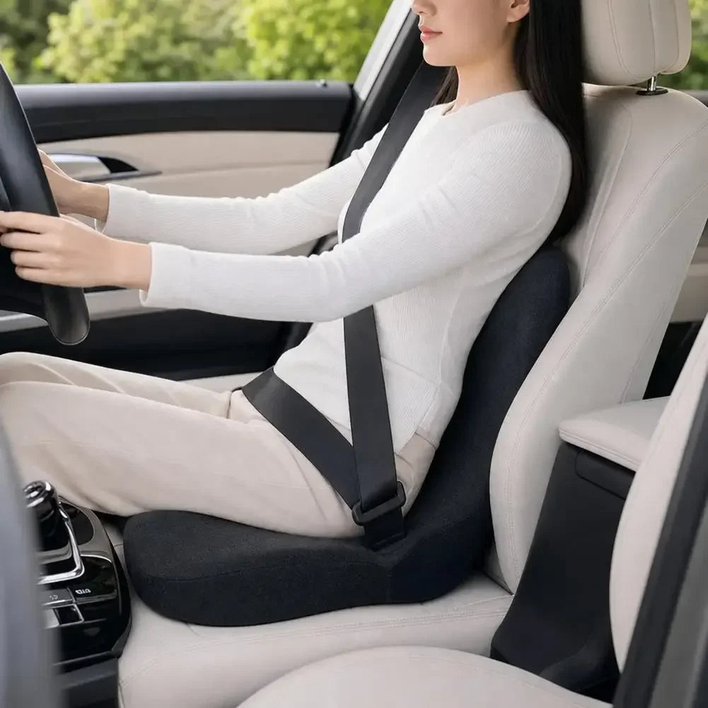 Memory Foam Coccyx Support Seat Cushion For Office And Car