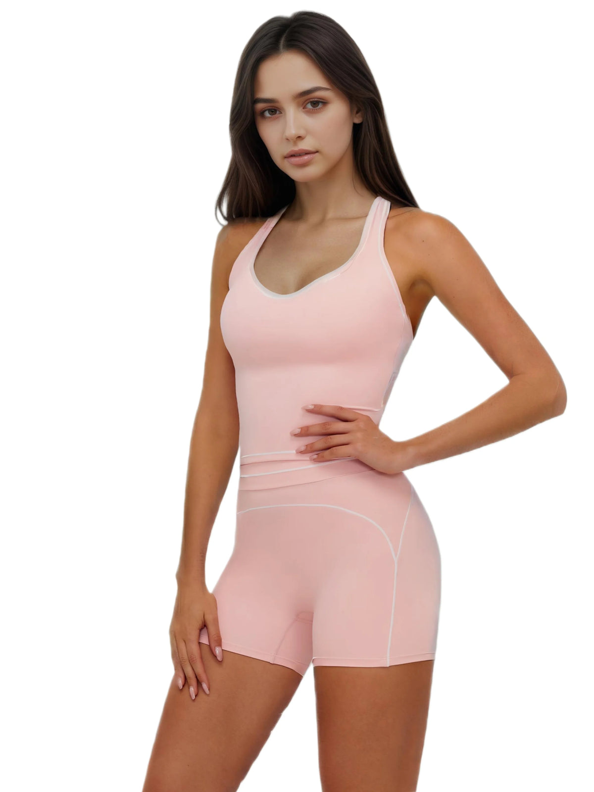 Airila Women's Two Piece Yoga Set With Removable Pad Shorts