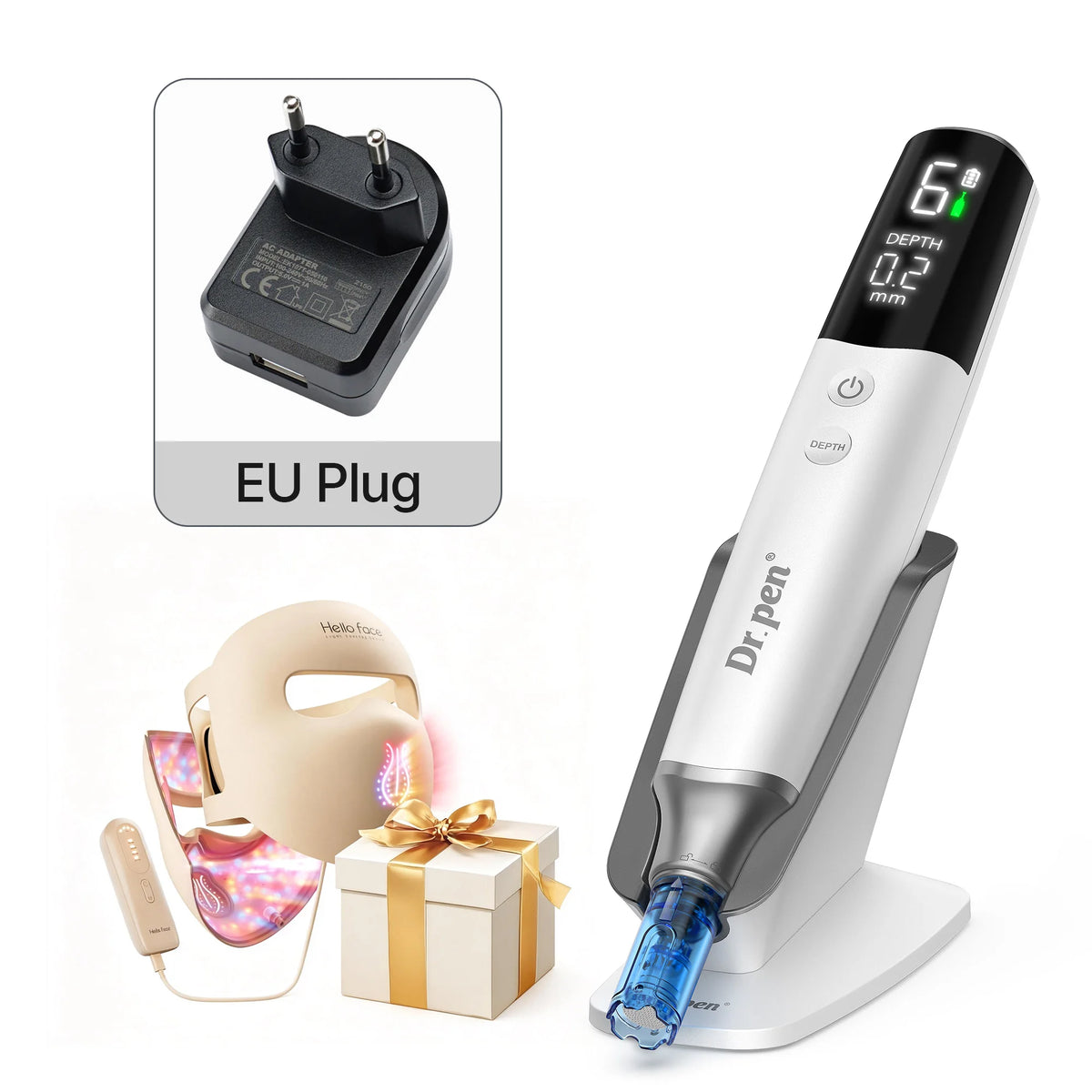 Dr Pen M9 Microneedling Device With Hello Face LED Mask