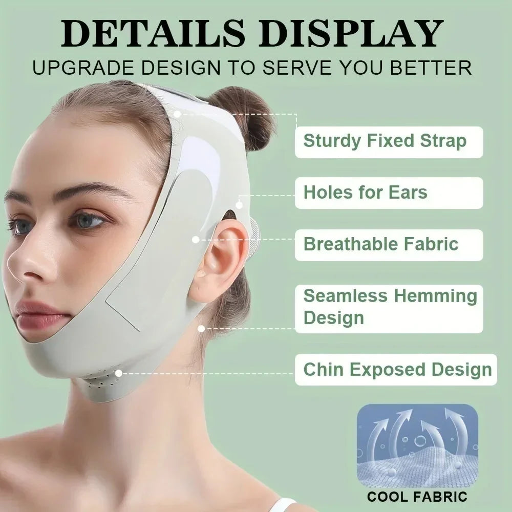 Adjustable V Shape Face Slimming Strap Double Chin Reducer