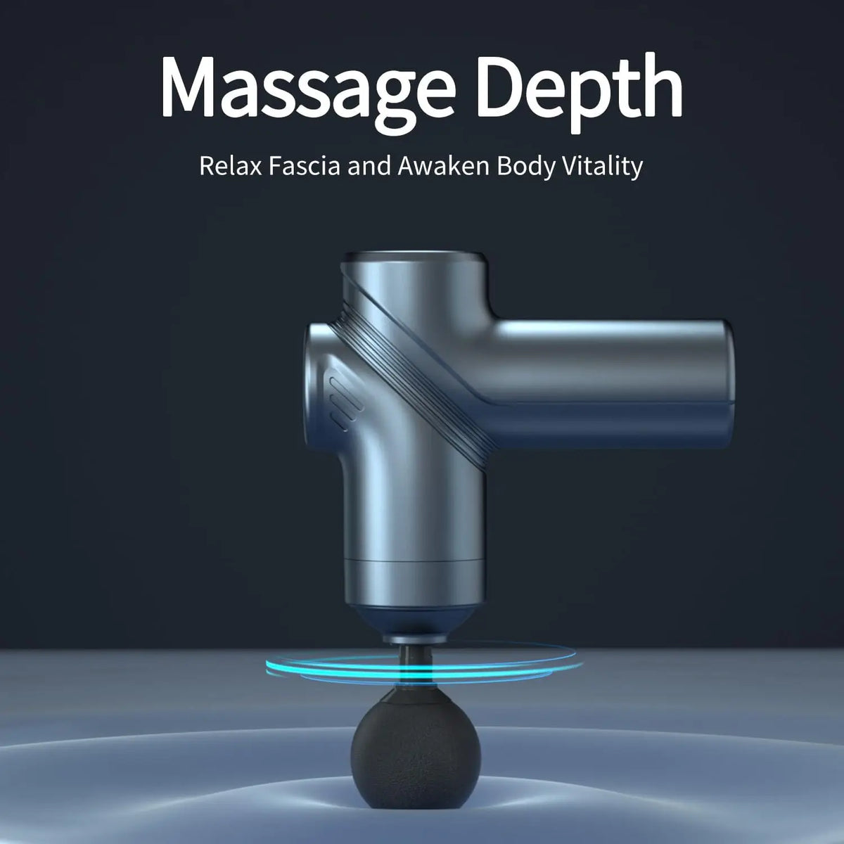 LEERCON Portable Deep Tissue Muscle Massage Gun With Interchangeable Heads