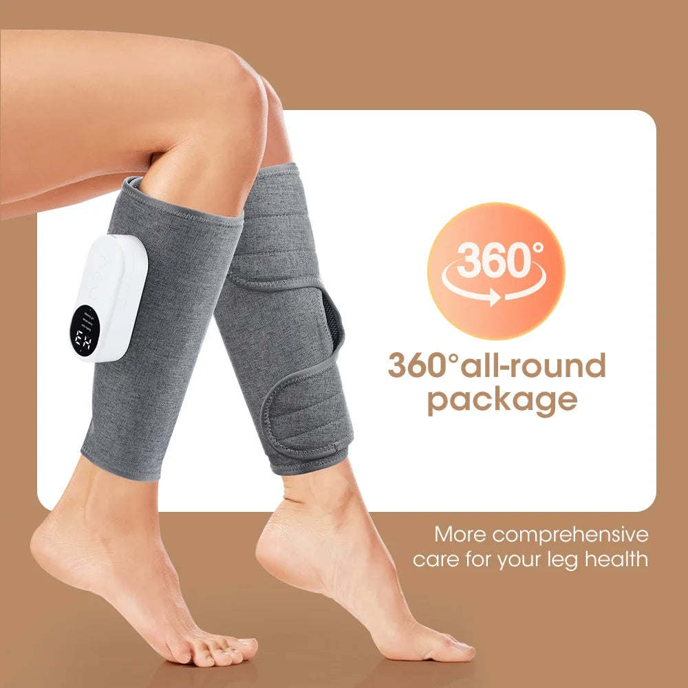 Leg Massager With Air Compression And Heat For Muscle Relief