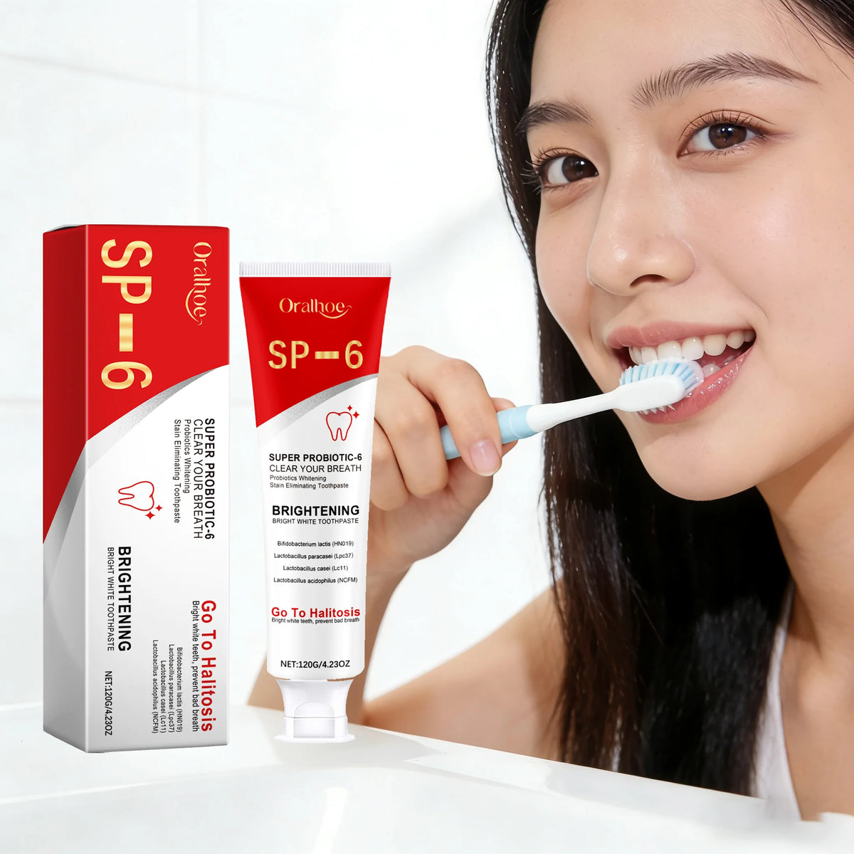 South Moon Probiotic Whitening Toothpaste For Fresh Breath