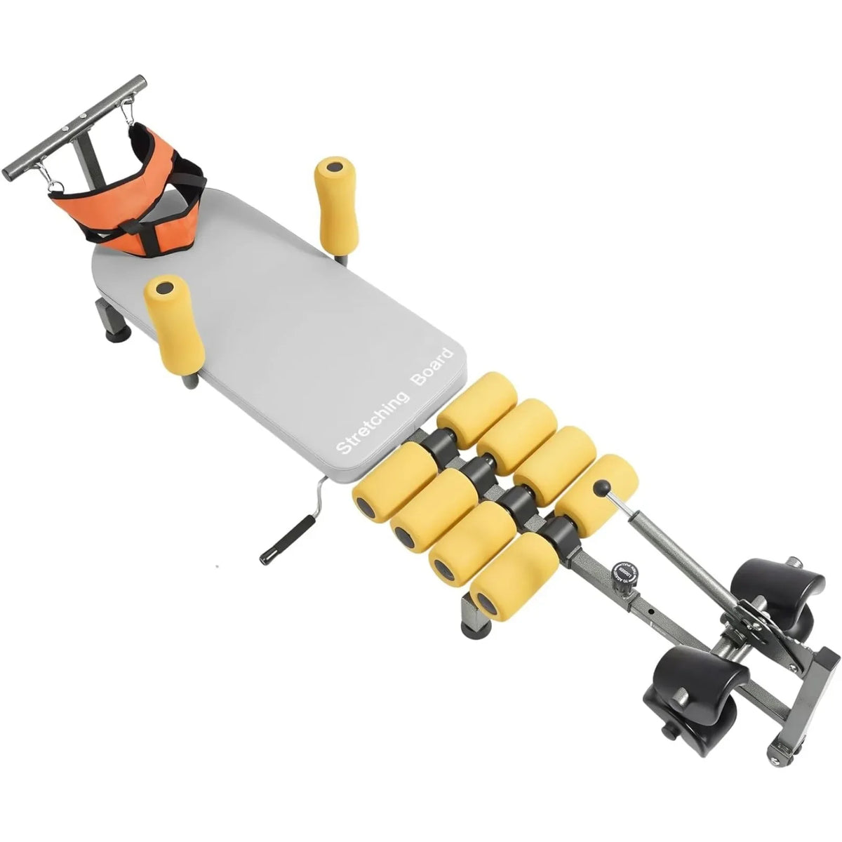 Adjustable Steel Traction Bench for Neck and Lumbar Relief