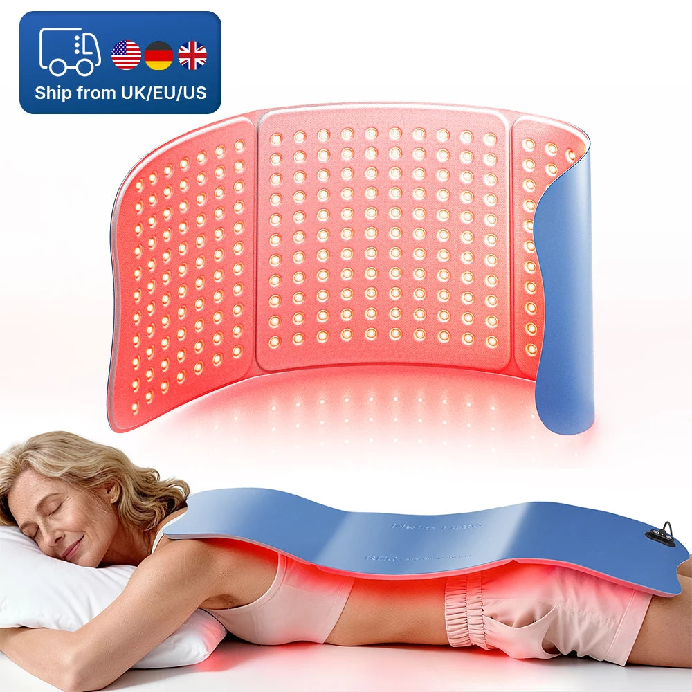 Hello Face Red Light Therapy Pad With Near Infrared Massage