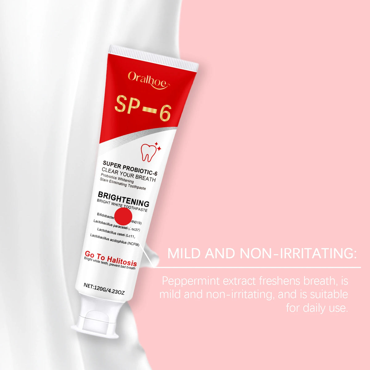 South Moon Probiotic Whitening Toothpaste For Fresh Breath