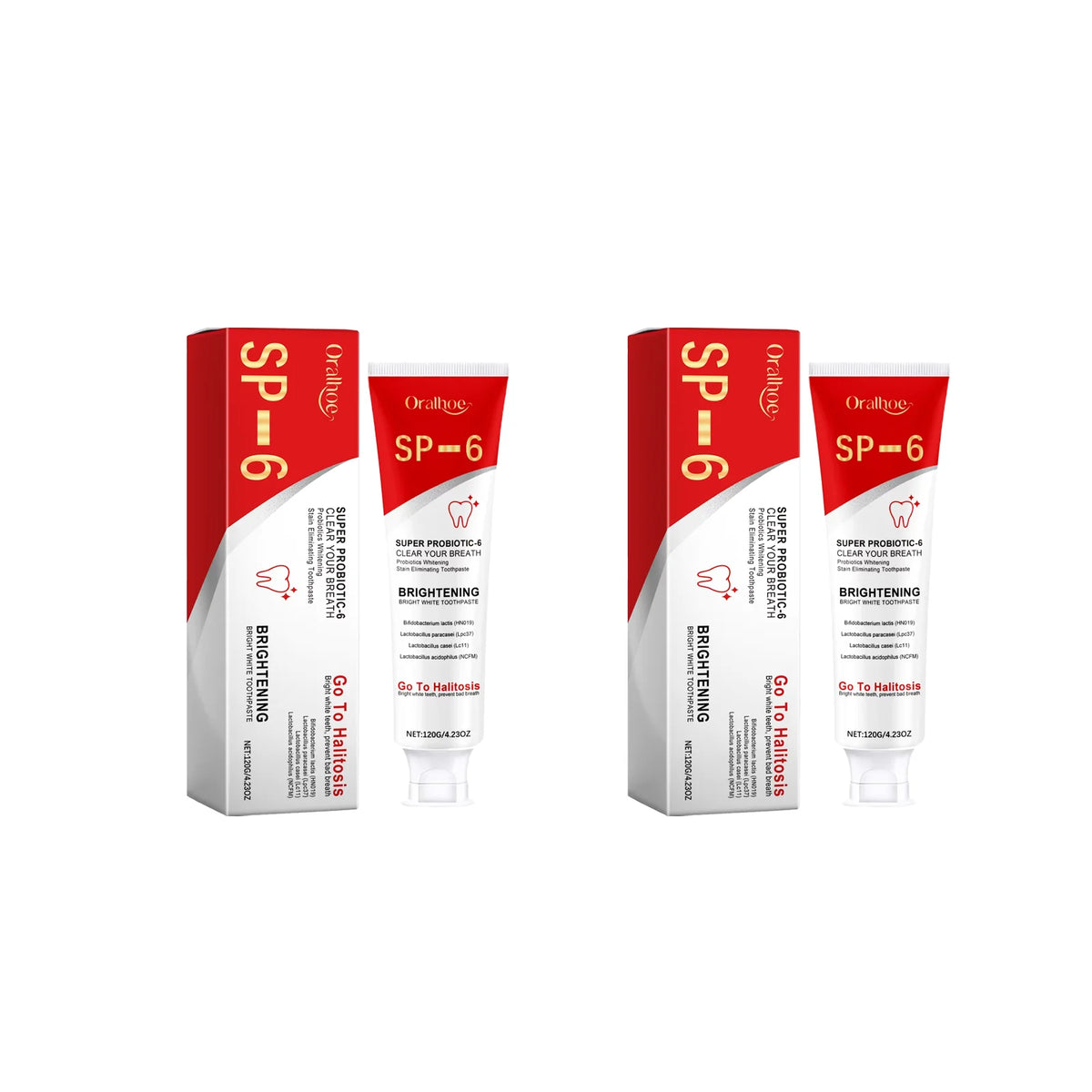 South Moon Probiotic Whitening Toothpaste For Fresh Breath