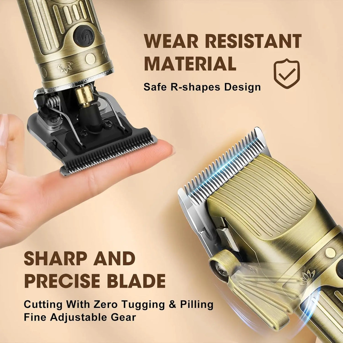 XMSJ Professional Hair Clippers And Beard Trimmer Kit