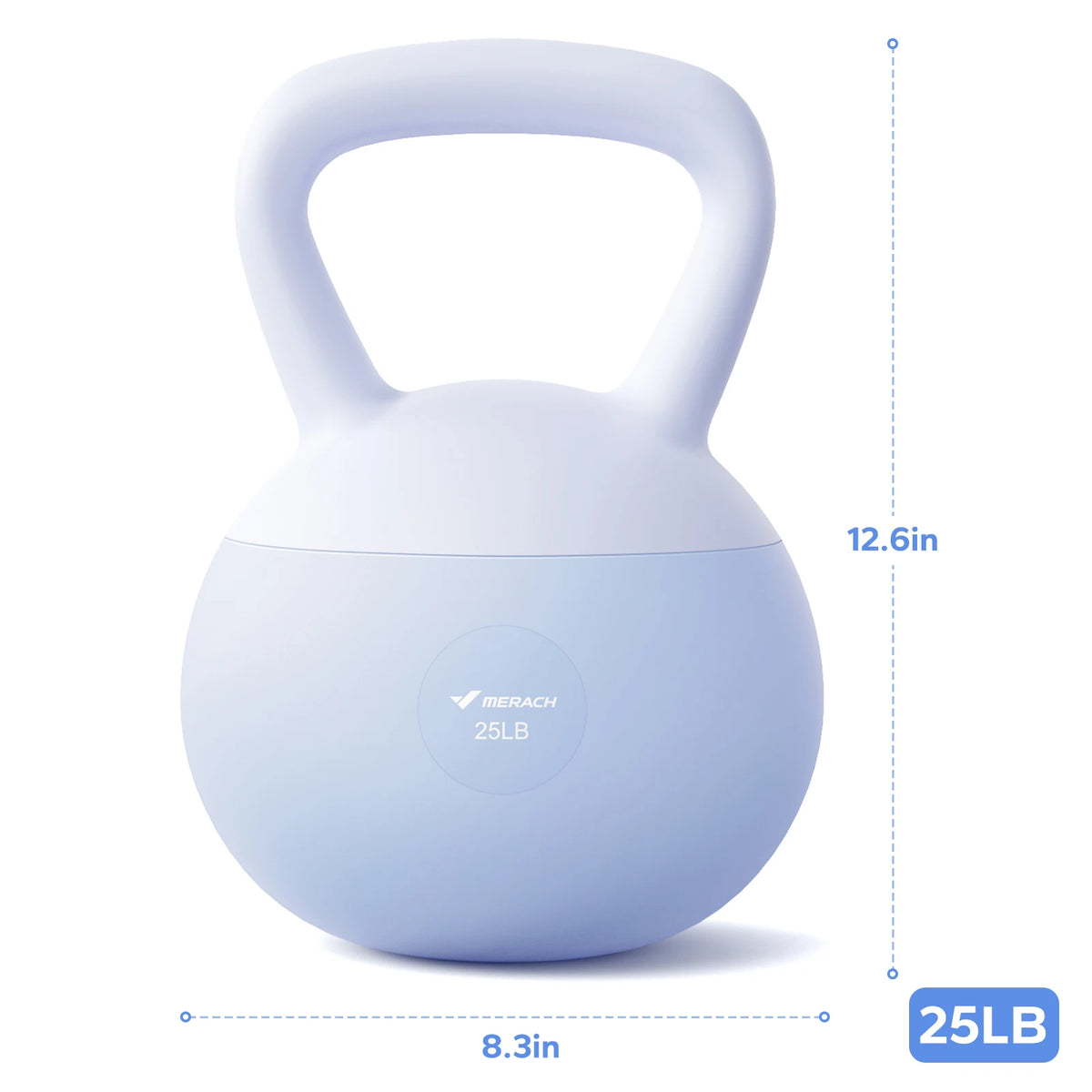 Merach Shock Absorbing Sand Filled Kettlebell For Home Gym
