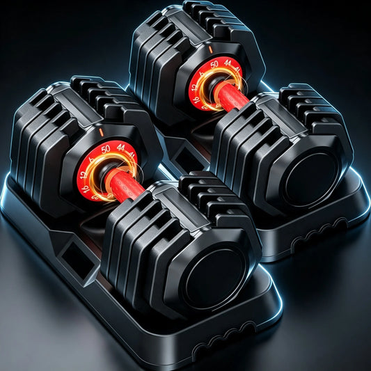 Adjustable Selectable Dumbbell With Secure Lock For Home Strength Training