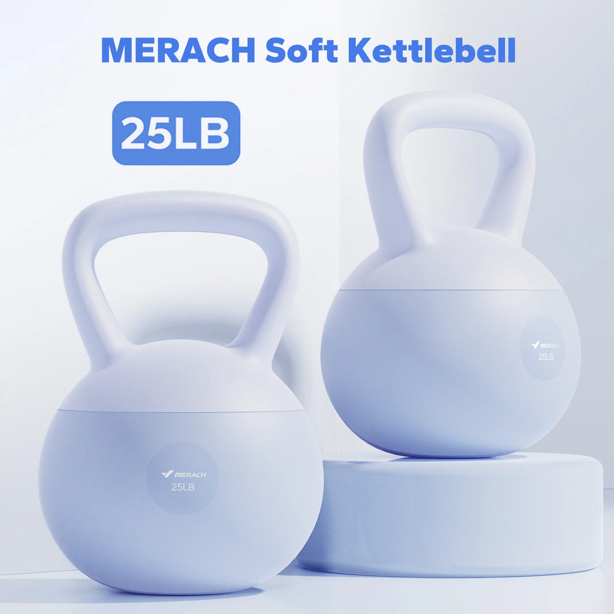 Merach Shock Absorbing Sand Filled Kettlebell For Home Gym