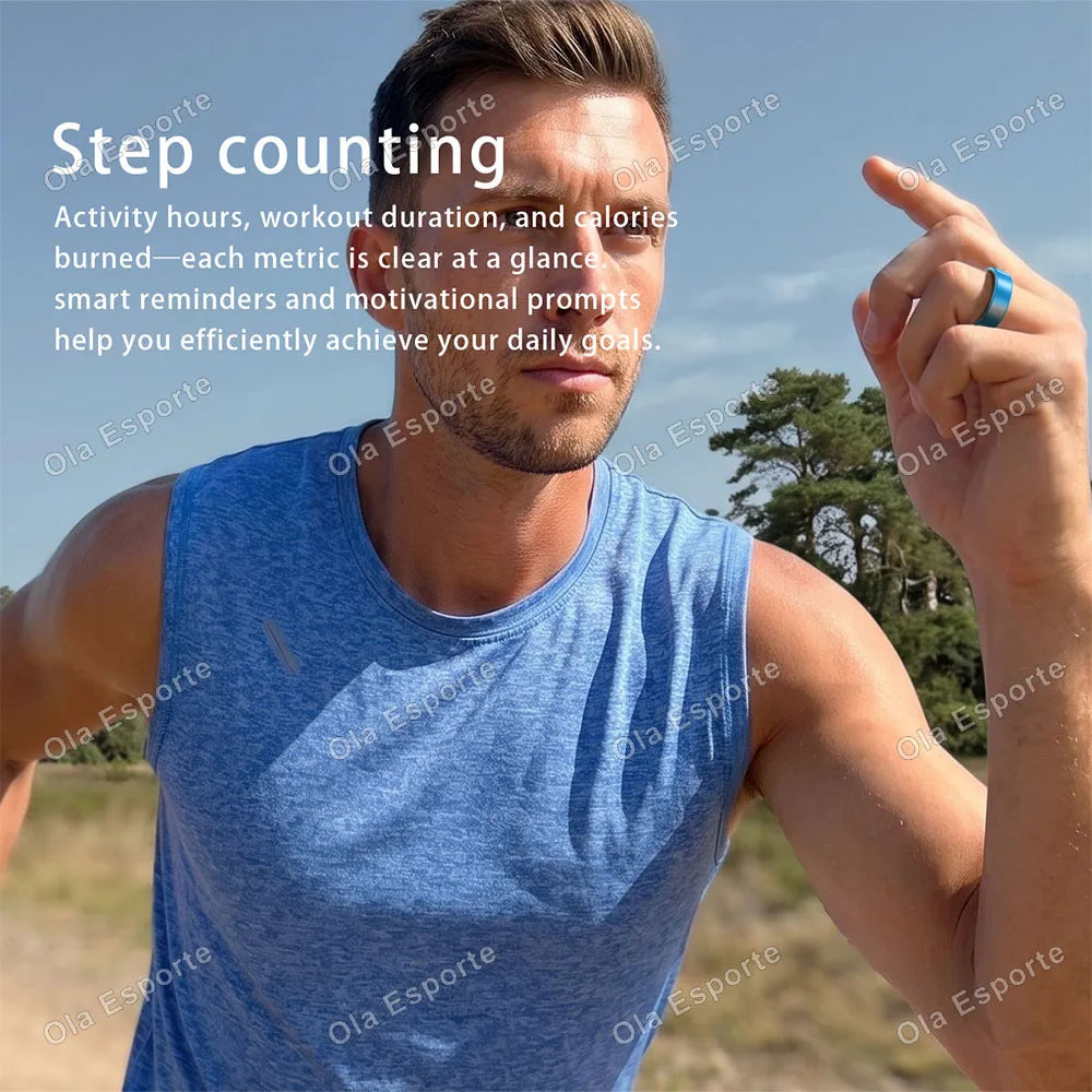 Ola Esporte Smart Ring Heart Rate Blood Oxygen Sleep Monitor