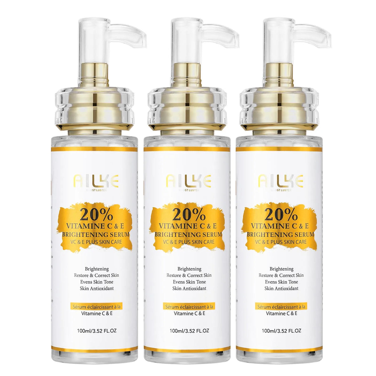 AILKE Vitamin C Brightening Skincare Set For Dark Spot Care