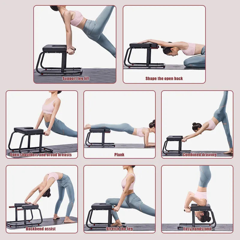 KBQ Multifunctional Yoga Inversion Chair For Balance Training