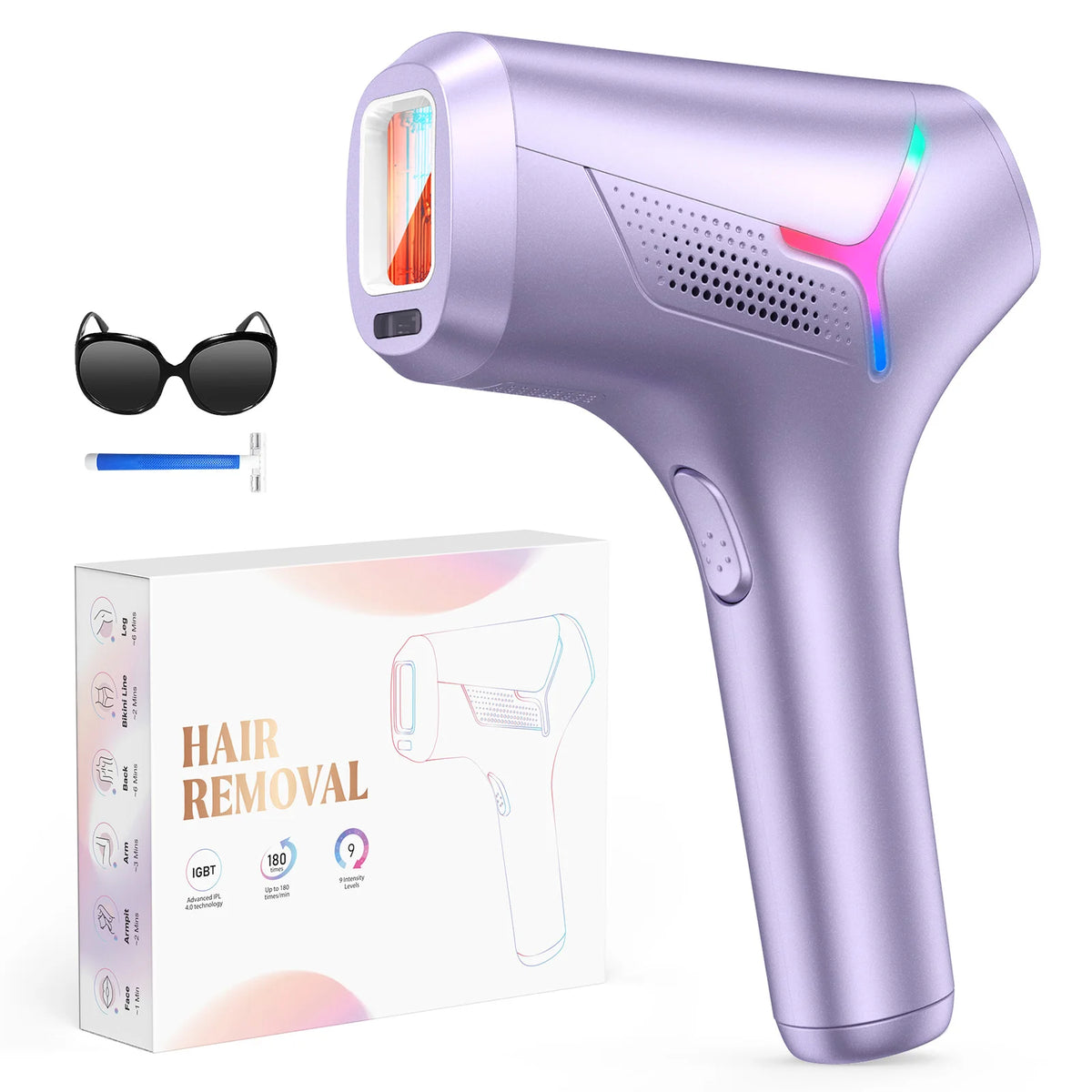 Totmizby IPL Hair Removal Device For Face Body And Bikini