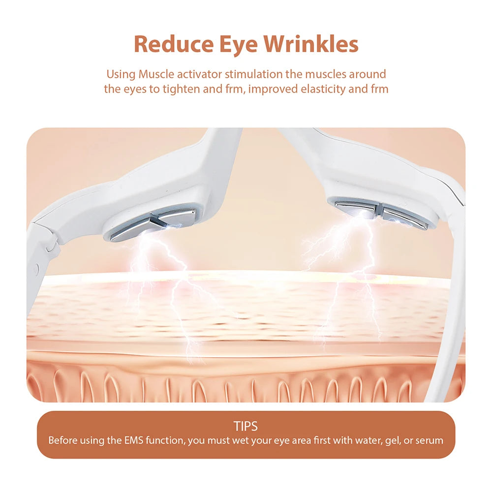 Iebilif Red Light Eye Massager For Eye Care And Relaxation