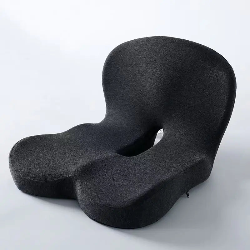 Ergonomic Lumbar Support Seat Cushion With Washable Cover