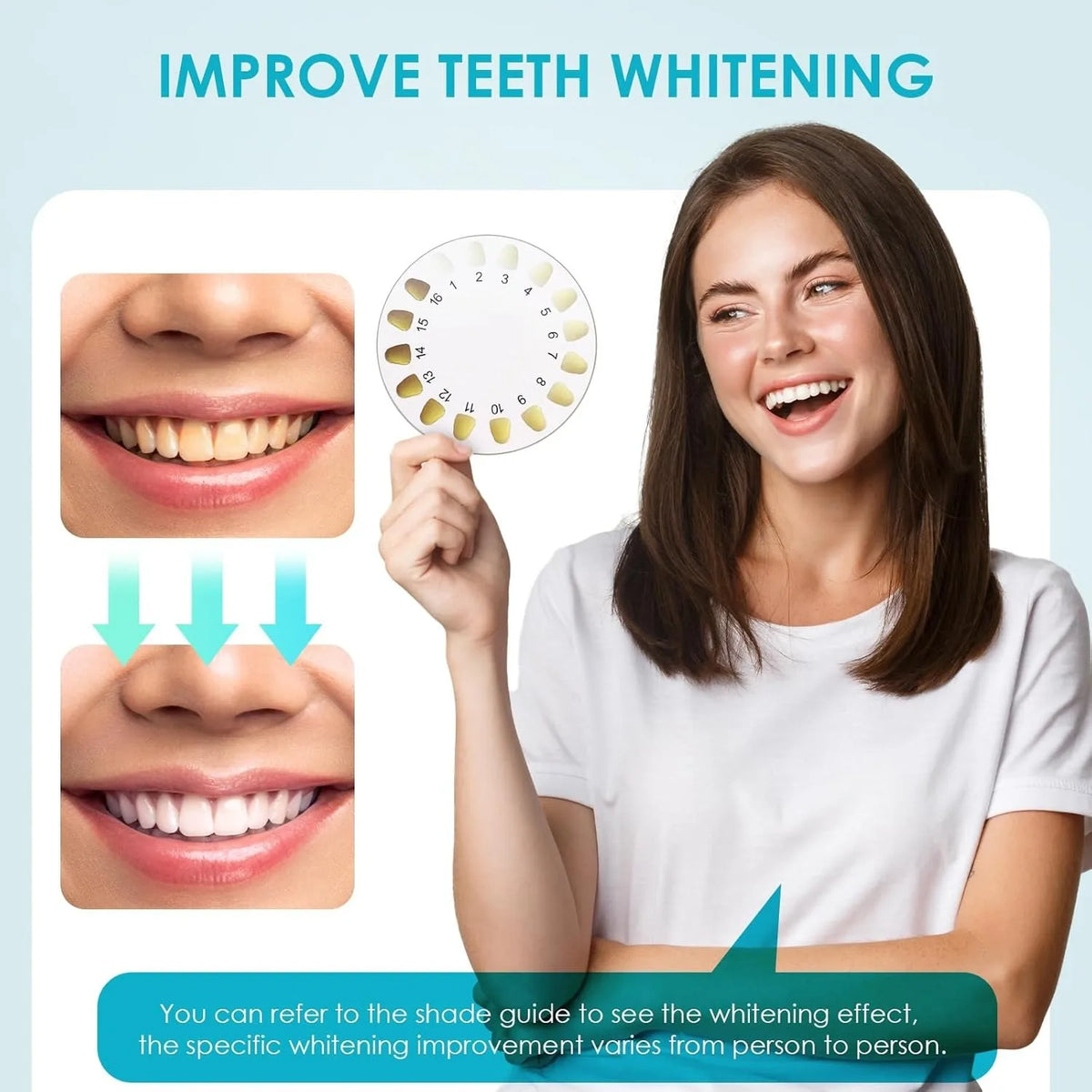 Portable LED Teeth Whitening Accelerator Lamp With Oral Care Tray