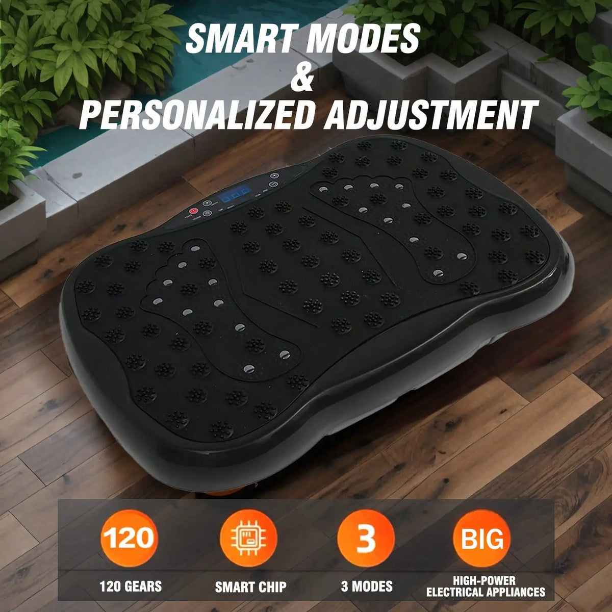 Vibration Plate Fitness Platform For Full Body Exercise And Wellness