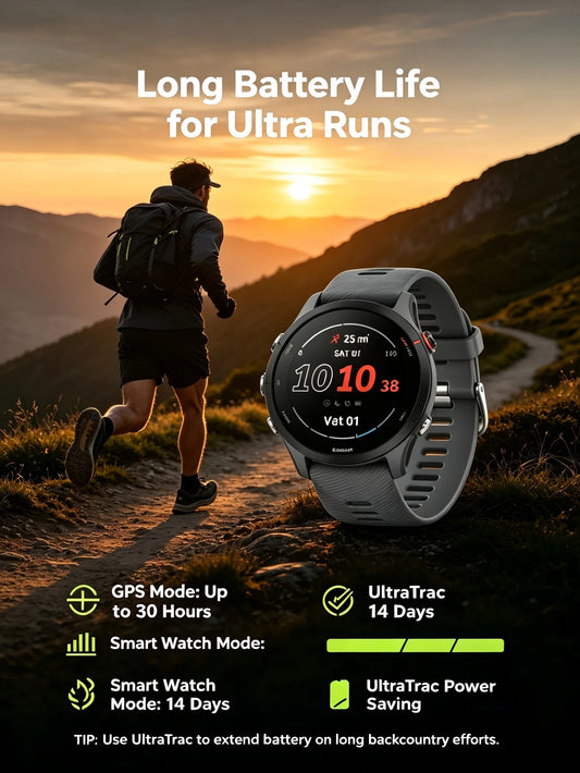 Garmin Forerunner Smartwatch With Activity Tracking And Long Battery Life