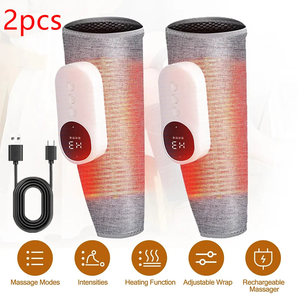 Leg Massager With Air Compression And Heat For Muscle Relief