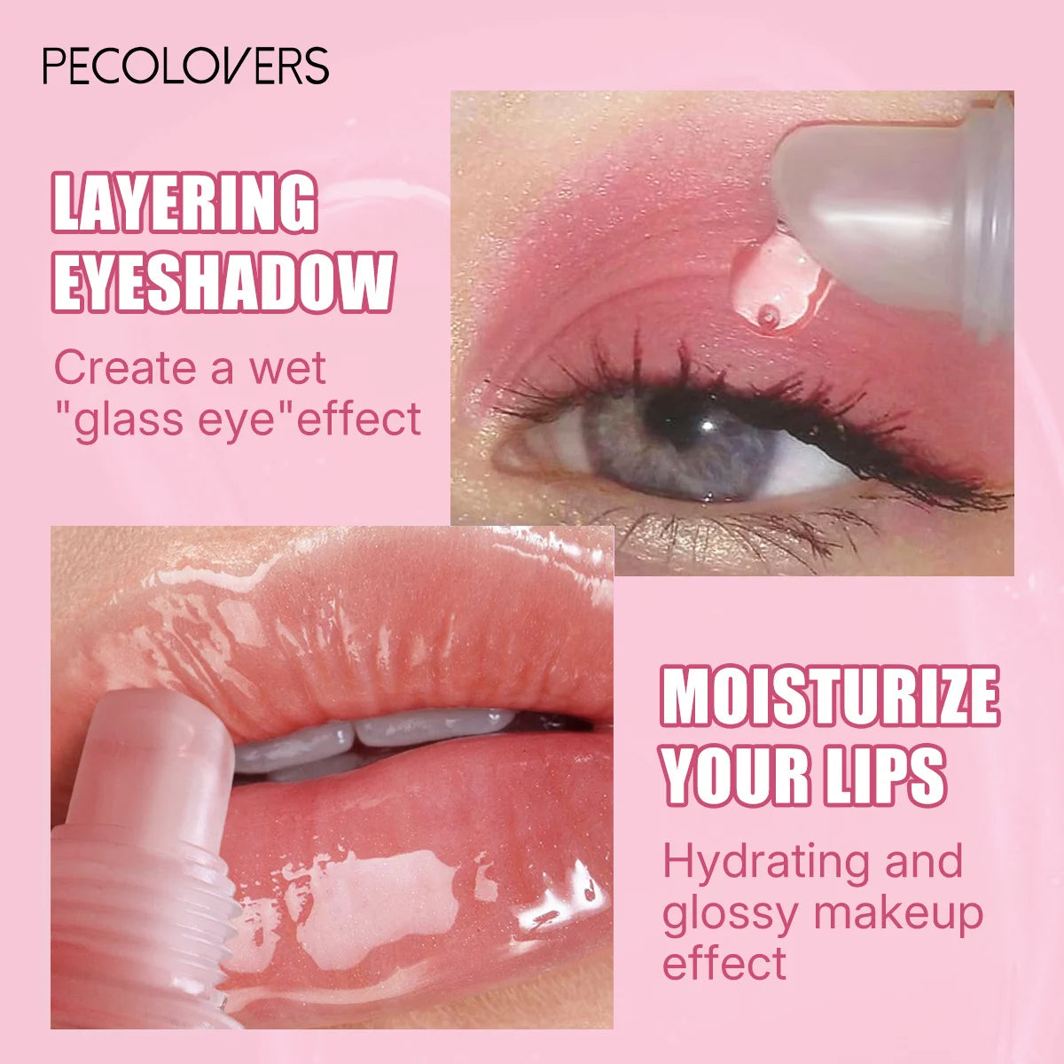 Moisturizing Lip Oil Kit Non Sticky Multi Shade Glossy Liquid
