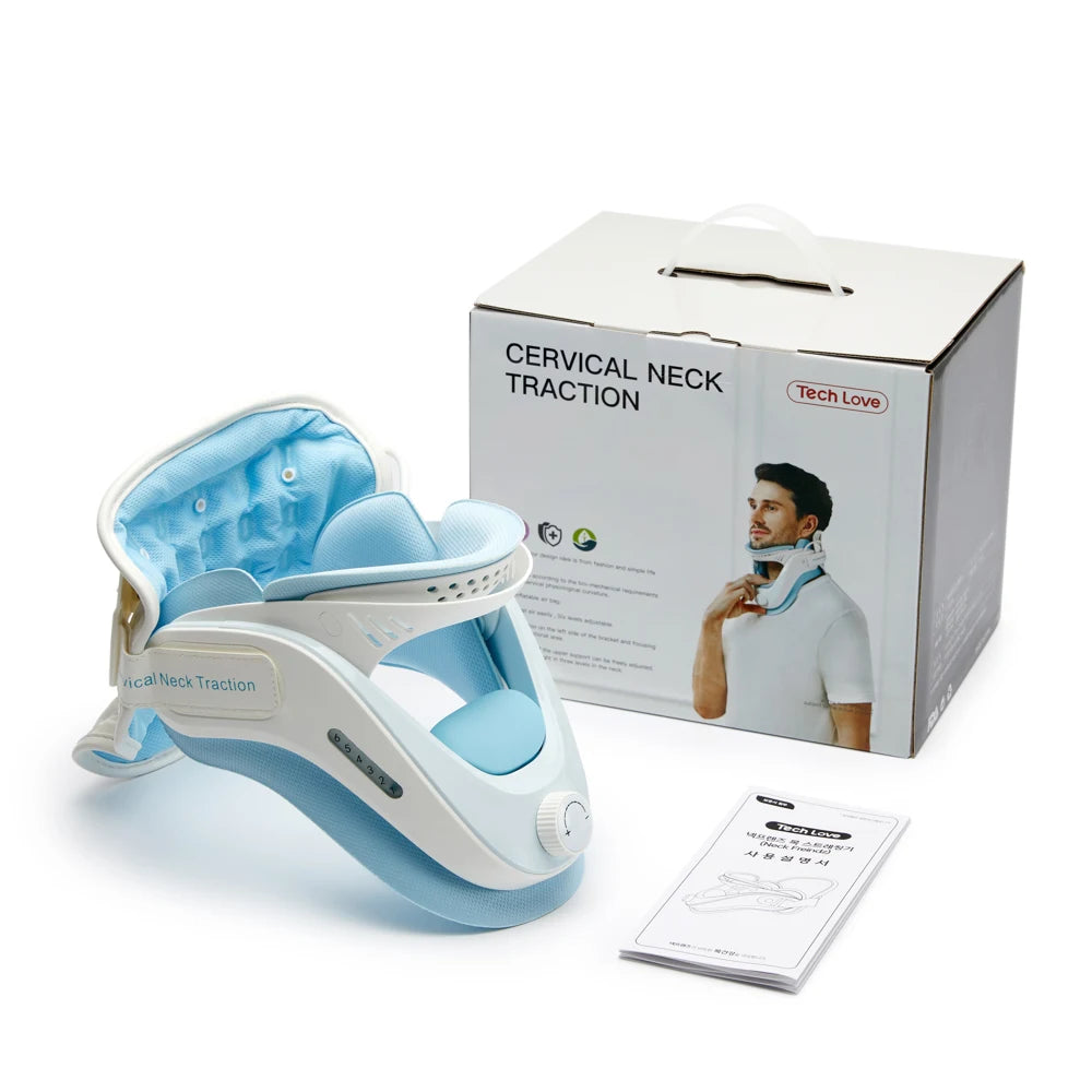Cervical Neck Traction Device For Adjustable Support And Comfort