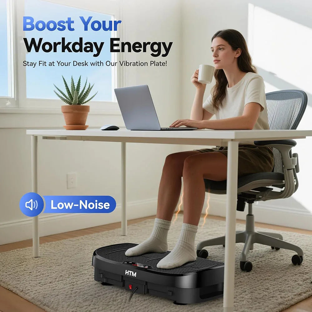 HTM Multi Function Vibration Plate Trainer for Home Fitness