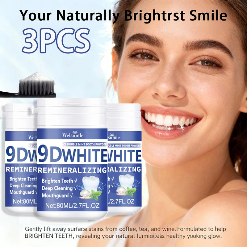 Welsunde Whitening Tooth Powder for Deep Clean and Fresh Breath