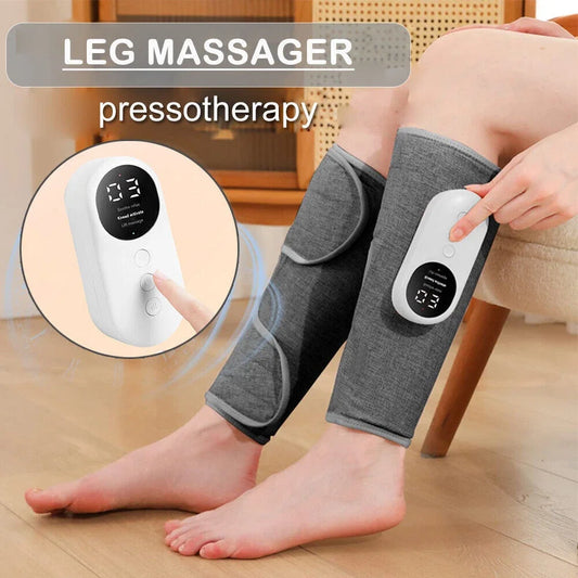 Leg Massager With Air Compression And Heat For Muscle Relief