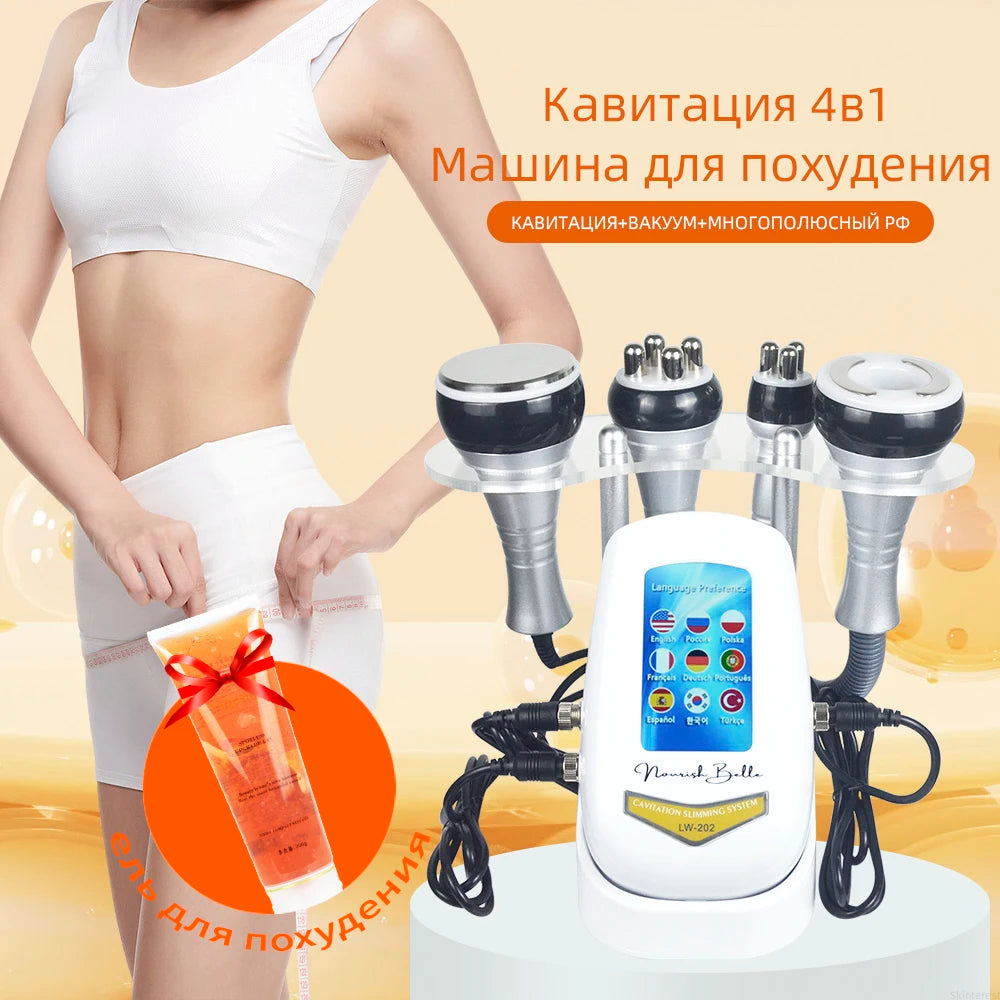 Missheart Ultrasonic Cavitation Body Slimming Facial Massager