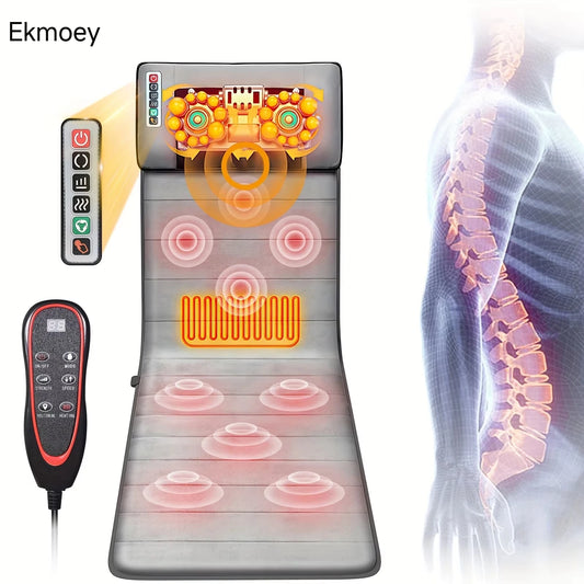 Ekmoey Full Body Massager Mat With Heat And Shiatsu Pillow