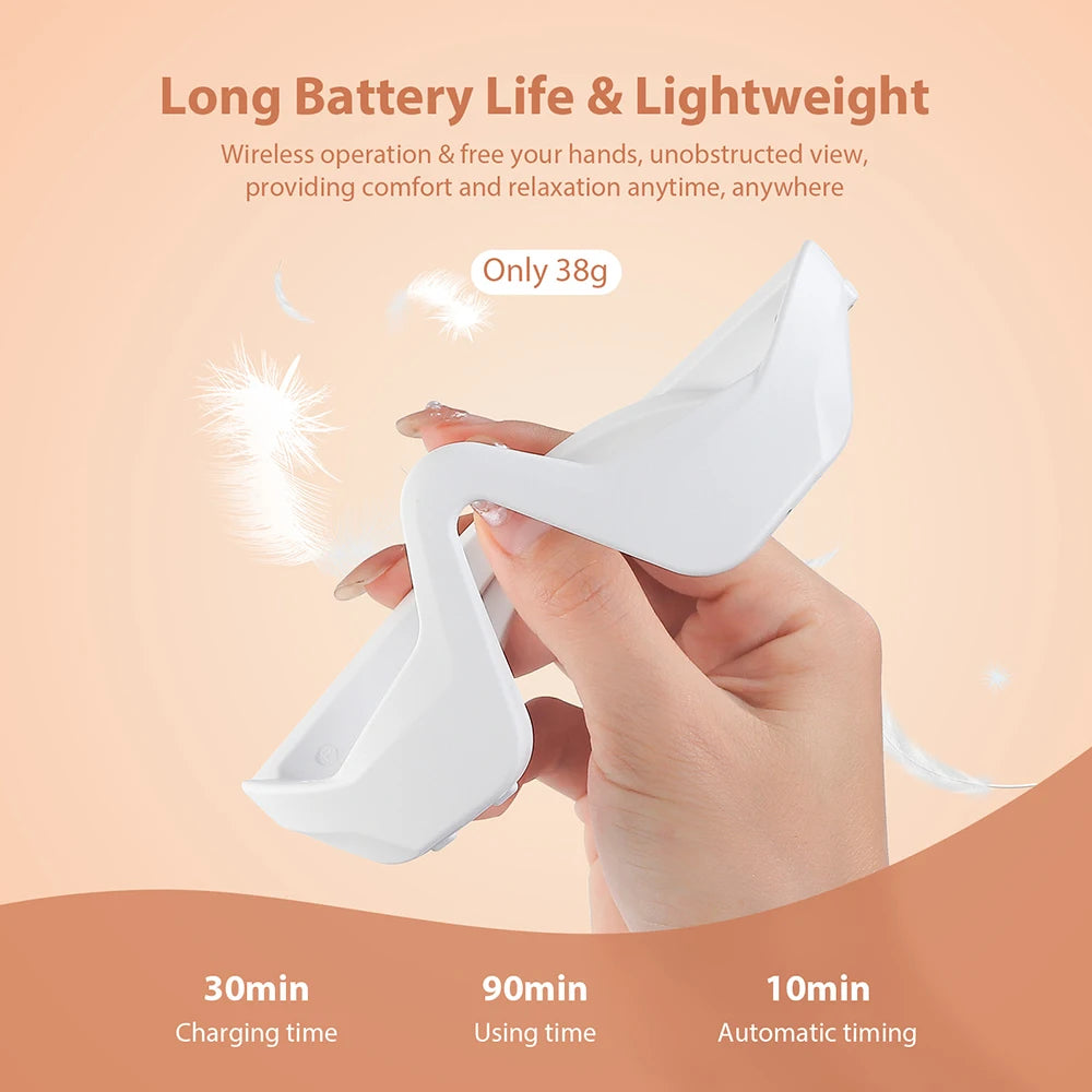 Iebilif Red Light Eye Massager For Eye Care And Relaxation