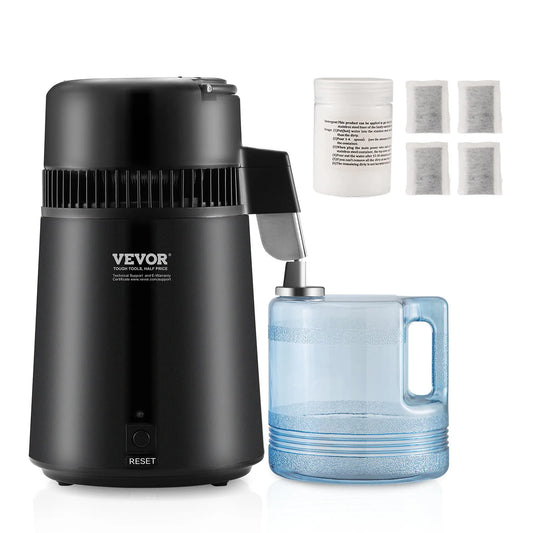 SucceBuy Countertop Water Distiller Stainless Steel Pure Water Maker