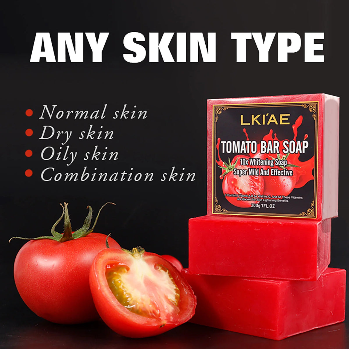 AILKE Organic Tomato Soap Bar For Deep Cleansing And Moisturizing