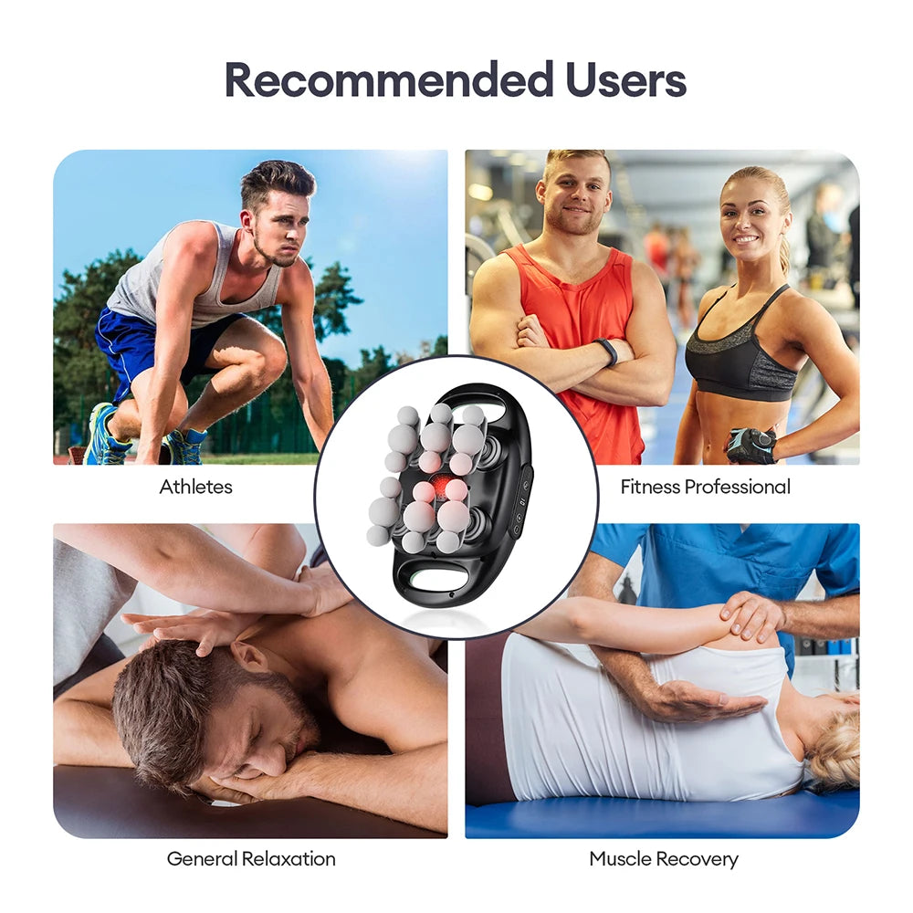 Iebilif Red Light Deep Tissue Percussion Massage Gun