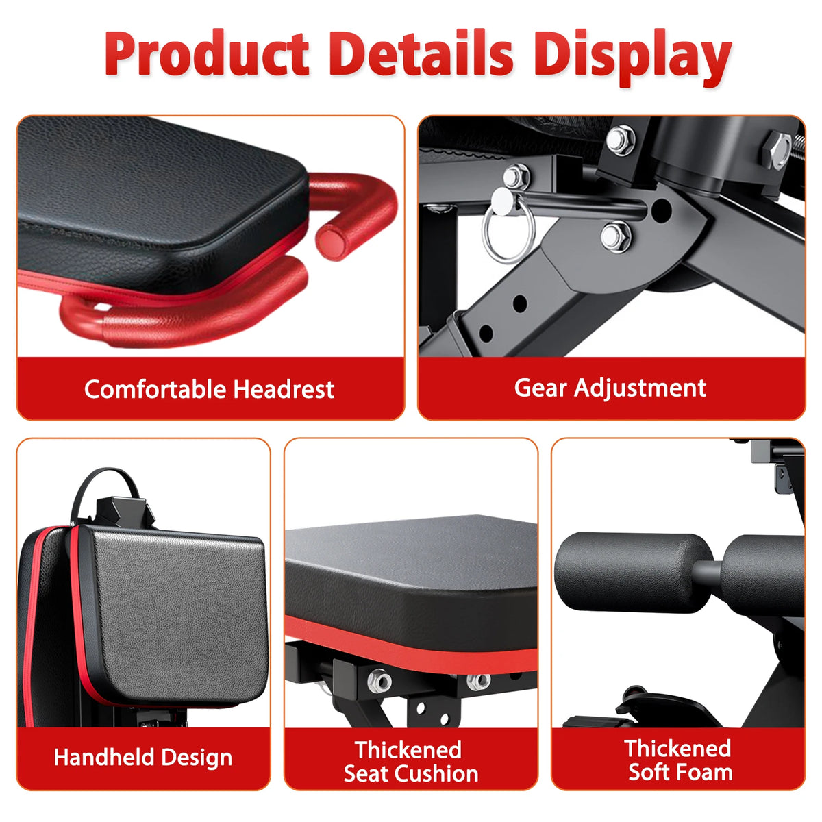 Foldable Multi Functional Dumbbell Weight Bench for Full Body Workouts