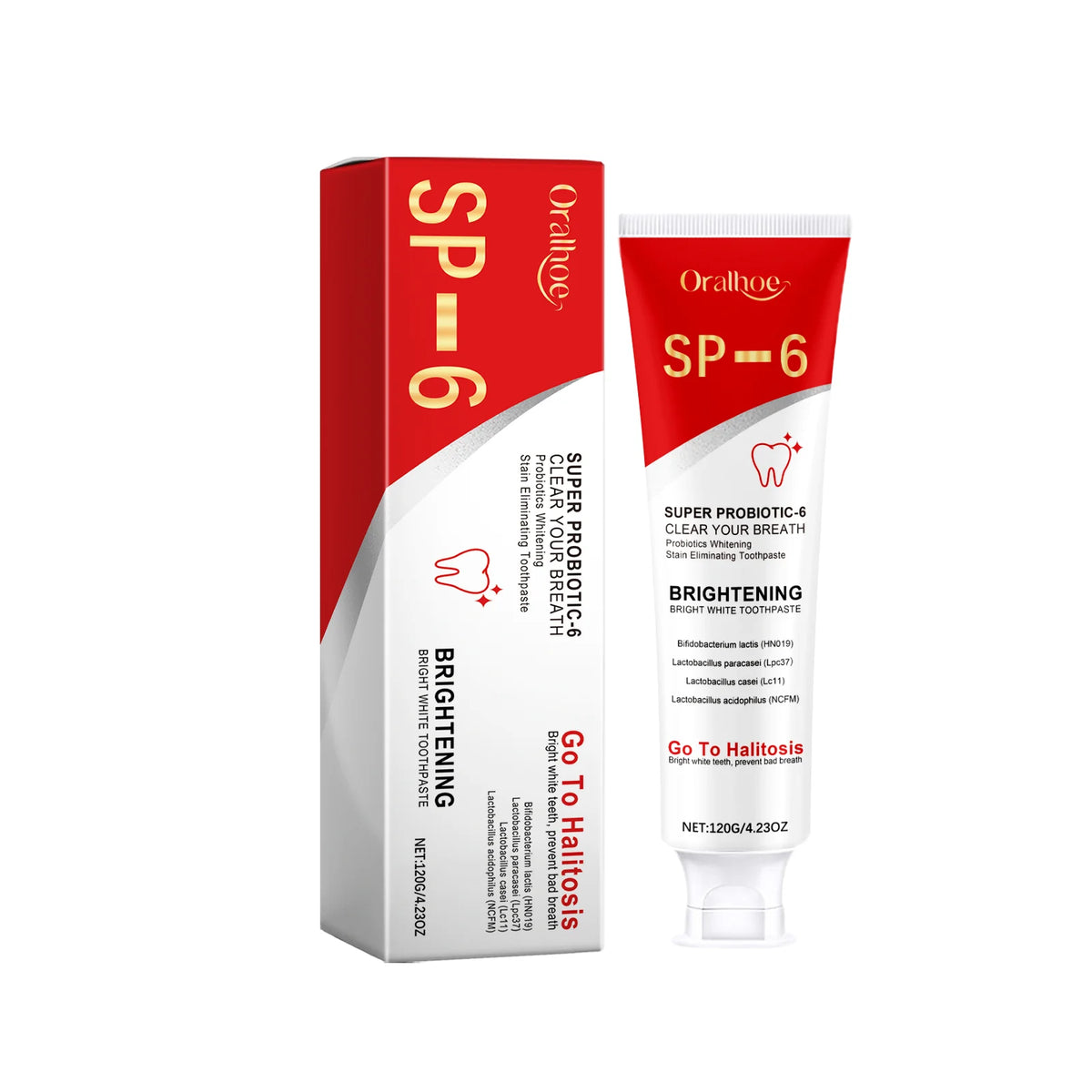 South Moon Probiotic Whitening Toothpaste For Fresh Breath